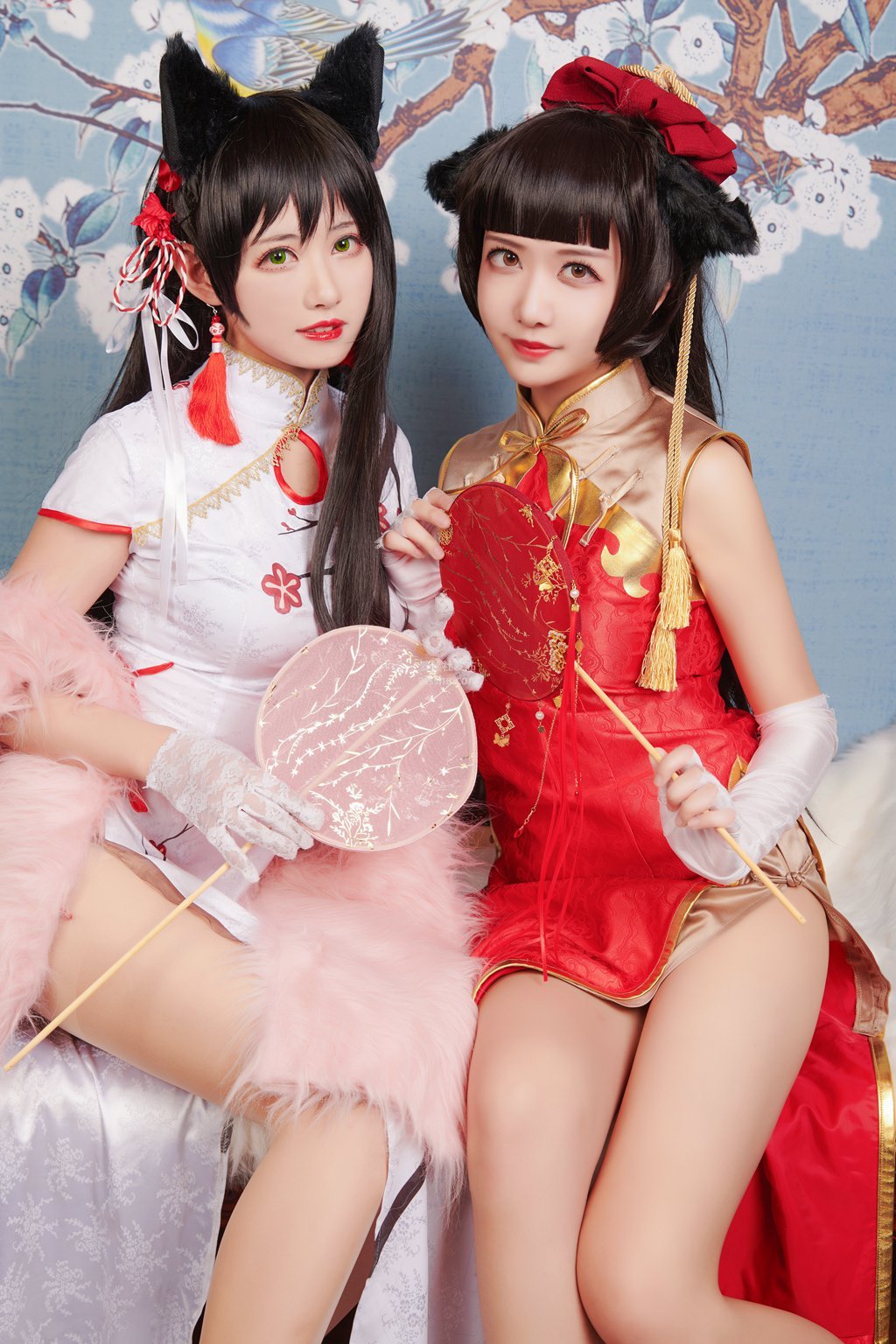 网红Coser@源纱希喵喵喵 –&Meiyi_烛墨 犬獒旗袍