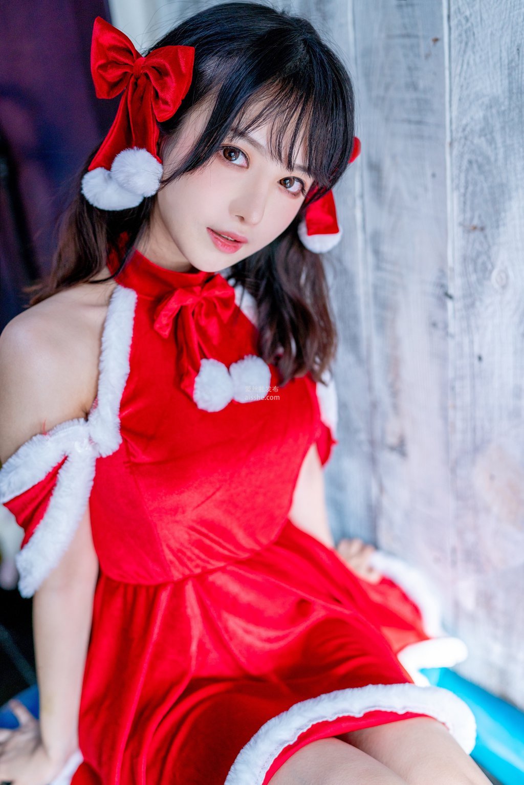 人气动漫Coser@Shika小鹿鹿 NO.104.Shika小鹿鹿 圣诞四件套
