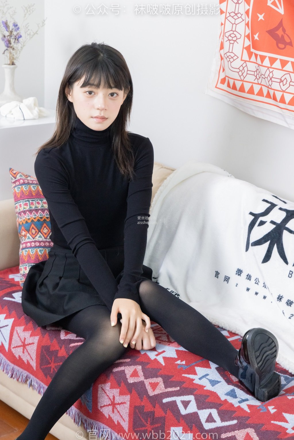 [BoBoSocks袜啵啵] NO.466 糯米-皮鞋、厚嘿丝（花絮版）